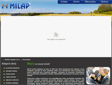 Tablet Screenshot of milap.pl